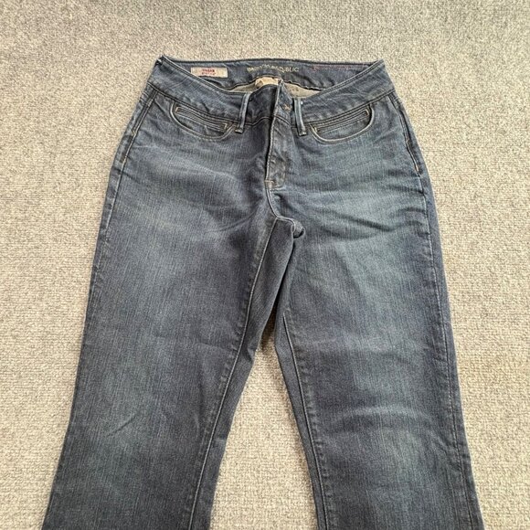 Banana Republic Jeans Womens 6‎ Blue Urban Boot Cut 32” inseam Low Rise Causal - Picture 2 of 14